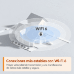 Esquema de conexión WiFi 6 de la cámara exterior Imou Cruiser Dual 2 en una vivienda