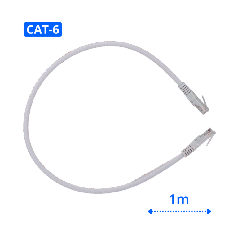 cable de red utp cat6 conector rj45 de 1m
