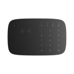 Teclado Inalámbrico Con Sirena y Lector RFID Alarma AJAX KEYPAD COMBI Negro