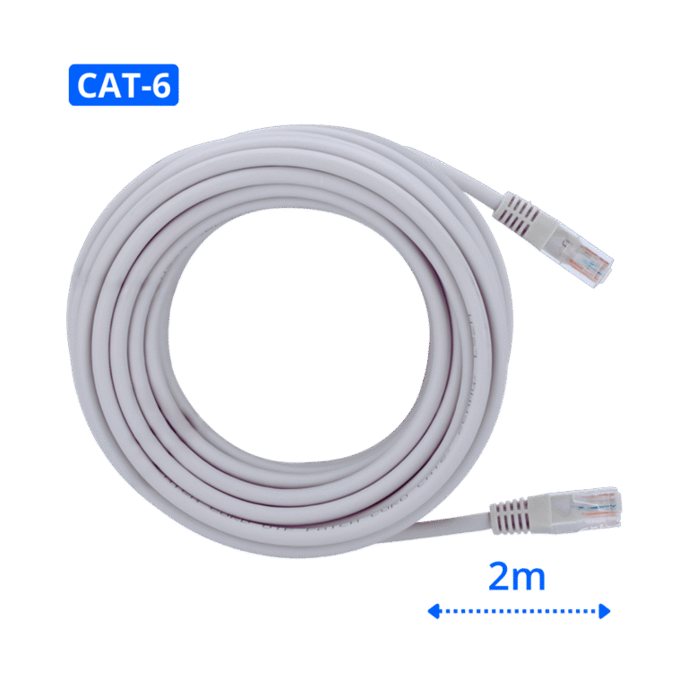 cable de red utp cat6 conector rj45 de 2 metros