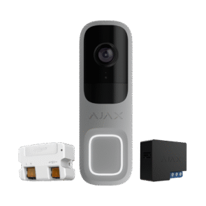 ajax doorbell gris kit videoportero para apaertura de puerta