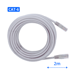 cable de red utp cat6 conector rj45 de 2 metros