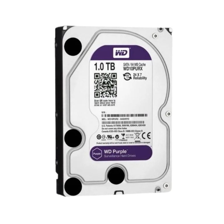 Disco duro Western Digital Purple de 1 TB para grabador NVR