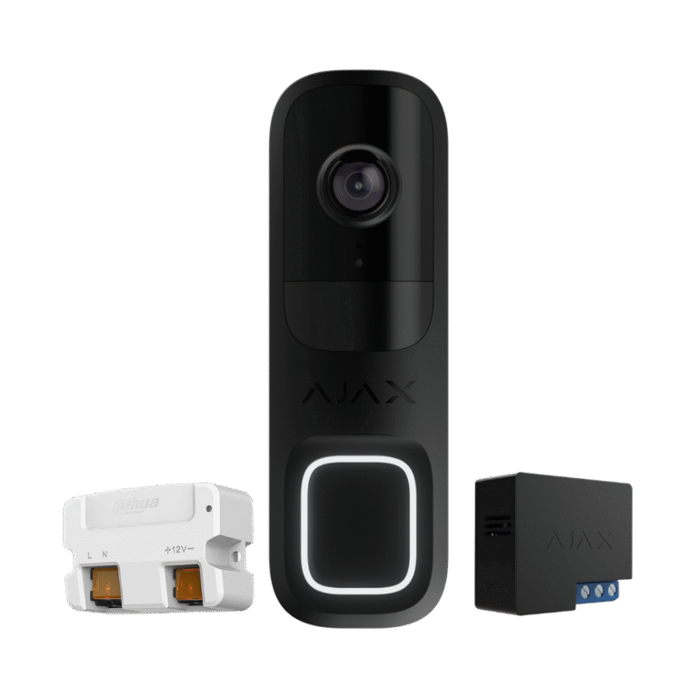 Ajax doorbell negro kit puerta