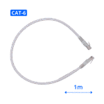 cable de red utp cat6 conector rj45 de 1m