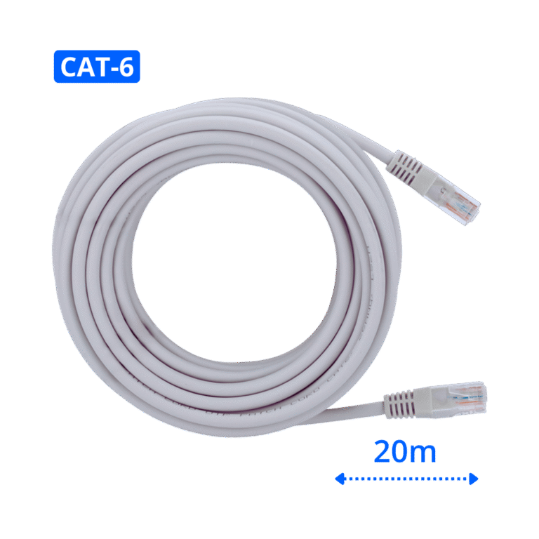 cable utp cat6 conector rj45 de 20m