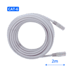 cable de red utp cat6 conector rj45 de 2 metros