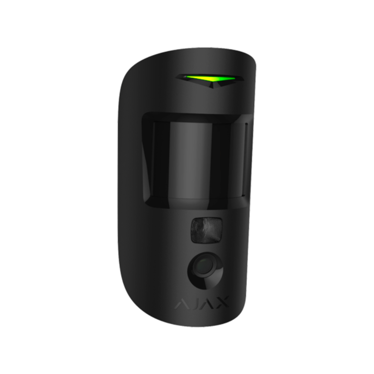 MotionCam HDR Ajax Negro Sensor de movimiento