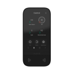 Teclado Inalámbrico Táctil Con Lector RFID y BLE Alarma AJAX KEYPAD TOUCHSCREEN Negro