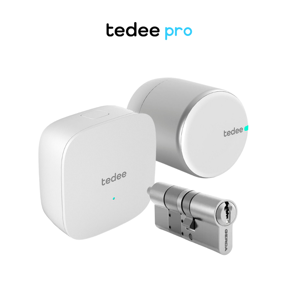 Cerradura-Inteligente-Tedee-Pro-Plata-Kit-Cilindro-Gerda tedee pro 2026 cerradura inteligente