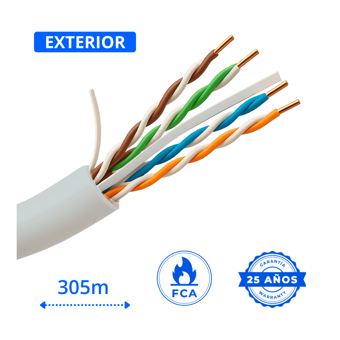 cable-utp-6-exterior-cobre-305-metros-blanco cable utp cat 6 exterior cobre color blanco